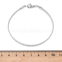 304 Stainless Steel Link Chain Bracelets for Women&nbsp;BJEW-Z178-11P