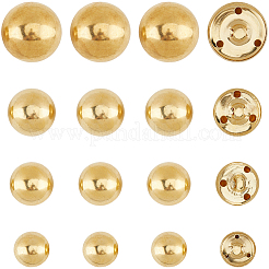 40Pcs 3-Hole Brass Buttons&nbsp;BUTT-CY0001-18A