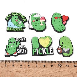 Cucumber & Pickle Theme PVC Plastic Cabochons&nbsp;PL-CBABCB6-02
