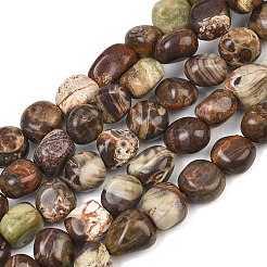 Natural Flower Agate Beads Strands&nbsp;GG-CBA787B-A34