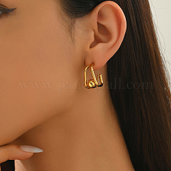 Square with Round Stainless Steel Stud Earrings&nbsp;CE7913