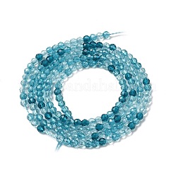 Transparent Glass Beads Strands&nbsp;X-GLAA-H027-01E