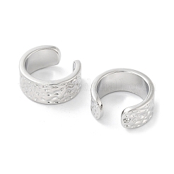 Rack Plating Brass Cuff Ring Finding&nbsp;EJEW-C081-14P