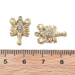 304 Stainless Steel Rhinestone Pendants&nbsp;STAS-Z121-54G