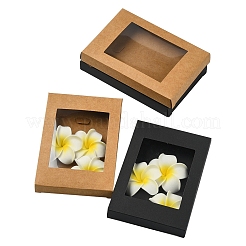 12Pcs 2 Colors Foldable Creative Kraft Paper Boxes&nbsp;CON-YW0001-80