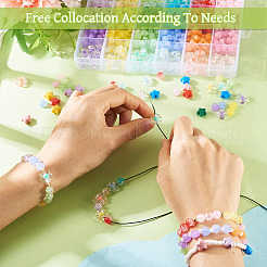 60Pcs 6 Colors Transparent Acrylic Beads&nbsp;TACR-TA0001-53