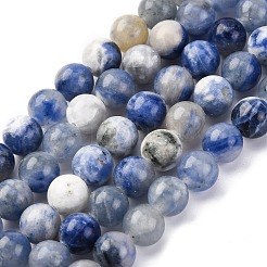Natural Sodalite Beads Strand&nbsp;GSR8mmC013