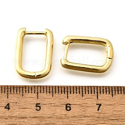 Brass Huggie Hoop Earrings&nbsp;X-EJEW-F245-04G-A