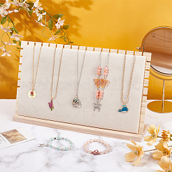 Wooden Necklace Display Stands&nbsp;AJEW-WH0459-92A