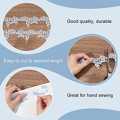 4.75~5 Yards Polyester Embroidery Lace Trim&nbsp;OCOR-FG0001-99B