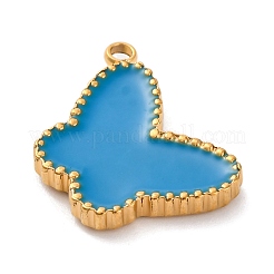 Ion Plating(IP) 304 Stainless Steel Enamel Pendants&nbsp;STAS-A102-01G-02