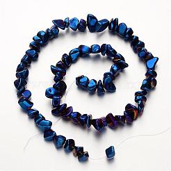 Electroplate Non-magnetic Synthetic Hematite Beads Strands&nbsp;G-F300-06