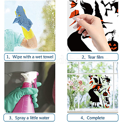 Waterproof PVC Static Cling Glass Stickers&nbsp;DIY-WH0326-28