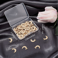 100Pcs 304 Stainless Steel Charms&nbsp;STAS-SC0004-71