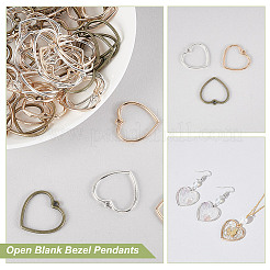 90Pcs 3 Colors Zinc Alloy Pendants&nbsp;FIND-GA0004-25
