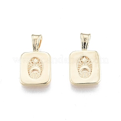Brass Pendants&nbsp;KK-G432-15G