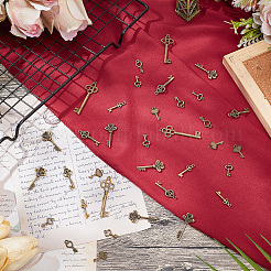 200Pcs 10 Styles Tibetan Style Alloy Pendants&nbsp;FIND-AR0004-31