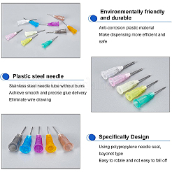 160Pcs 10 Styles Plastic Fluid Precision Blunt Needle Dispense Tips&nbsp;TOOL-BC0001-15