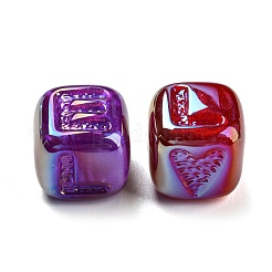 Plating Iridescent Acrylic Beads&nbsp;MACR-K353-12