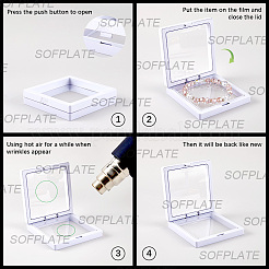 10Pcs Plastic 3D Film Floating Frame Displays Cases&nbsp;CON-SP0001-11C-01