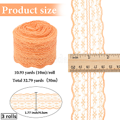 3 Rolls Guipure Non-Stretch Lace Trim&nbsp;OCOR-GF0004-52D