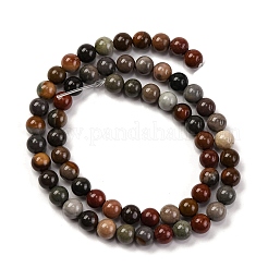 Natural Picture Jasper Beads Strands&nbsp;G-H037-A01-01
