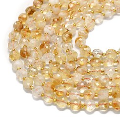 Heated Natural Citrine Beads Strands&nbsp;G-K389-B70-01