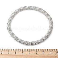 304 Stainless Steel Stretch Bangles for Women&nbsp;BJEW-P315-02A-P