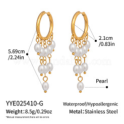 304 Stainless Steel Oval Chandelier Earrings&nbsp;DG6288-1