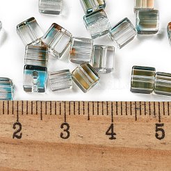 Spray Painted Glass Seed Beads&nbsp;SEED-A034-01A