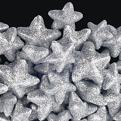 60Pcs 3 Styles Star Glitte Foam Ornaments&nbsp;AJEW-SP0002-91B