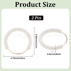 ABS Imitation Pearl Bag Handles&nbsp;AJEW-CL0005-82