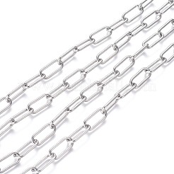 Tarnish Resistant 304 Stainless Steel Paperclip Chains&nbsp;CHS-I005-03P