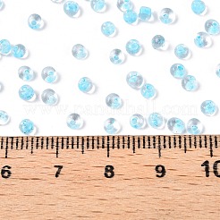 8/0 Inside Colours Transparent Glass Seed Beads&nbsp;SEED-T007-06E