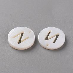 Natural Freshwater Shell Pendants&nbsp;LS-SHEL-Q311-008N