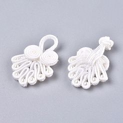 Handmade Chinese Frogs Knots Buttons Sets&nbsp;BUTT-WH0014-29Y