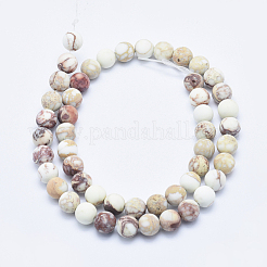 Natural Imperial Jasper Beads Strands&nbsp;G-A175C-8mm-01