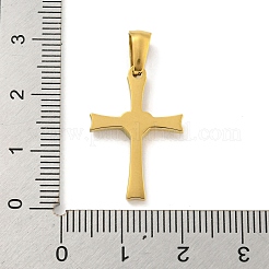 Ion Plating(IP) 304 Stainless Steel Cubic Zirconia Pendants&nbsp;STAS-C102-05G