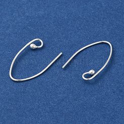 925 Sterling Silver Earring Hooks&nbsp;STER-M117-01S