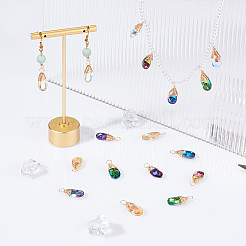 30Pcs Faceted Glass Pendants&nbsp;FIND-GA0002-69