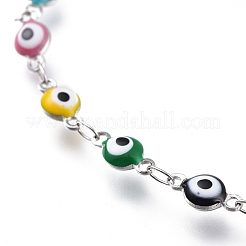 304 Stainless Steel Link Bracelets&nbsp;BJEW-M203-04P-C