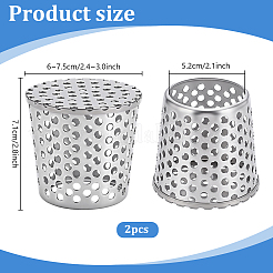 304 Stainless Steel Anti Rats Drain Outlet Filter&nbsp;LS-STAS-WH0051-025B-P