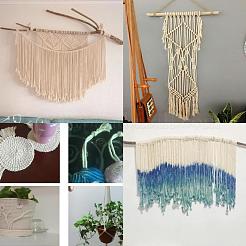 Macrame Cotton Cord&nbsp;OCOR-WH0009-C01-4mm
