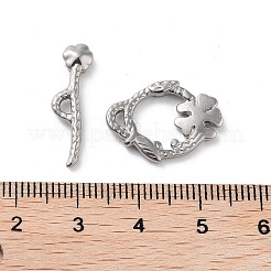 Non-Tarnish 304 Stainless Steel Toggle Clasps&nbsp;LS-STAS-A092-02P