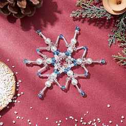 Christmas Theme Glass Big Pendants&nbsp;HJEW-JM02560