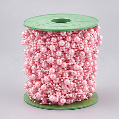 ABS Plastic Imitation Pearl Beaded Trim Garland Strand&nbsp;AJEW-S071-01D