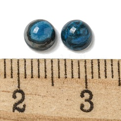 Dyed Natural Blue Agate Cabochons&nbsp;G-Q173-01B-20