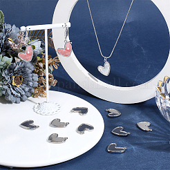 12Pcs 304 Stainless Steel Pendants&nbsp;STAS-BBC0010-13