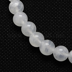 Natural White Moonstone Beads Strands&nbsp;G-G559-8mm