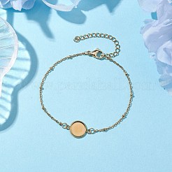 304 Stainless Steel Satellite Chain Bracelet Makings&nbsp;X-BJEW-JB10587-02